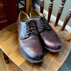 Frye Erin Oxford Leather Shoes 8.5 Women’s Dark Brown